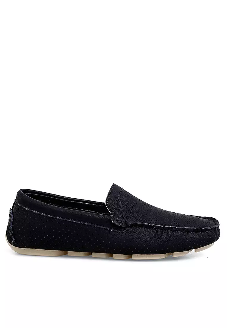 Discount on Twenty Eight Shoes  shoes - SKU: Perforated Leather Loafers & Boat Shoes YY3033