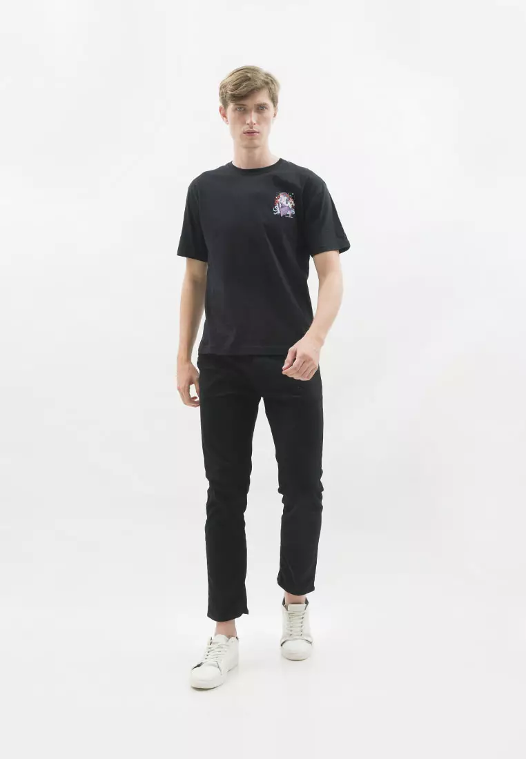 Kaos hitam t shirt polos houseofcuff motif A Geisha READY HINGGA 4XL
