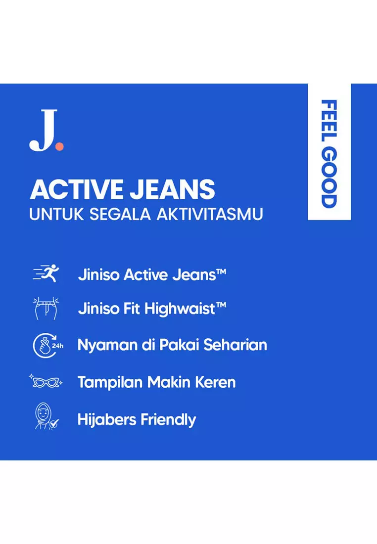 Highwaist Boyfriend Jeans 029 FEEL GOOD