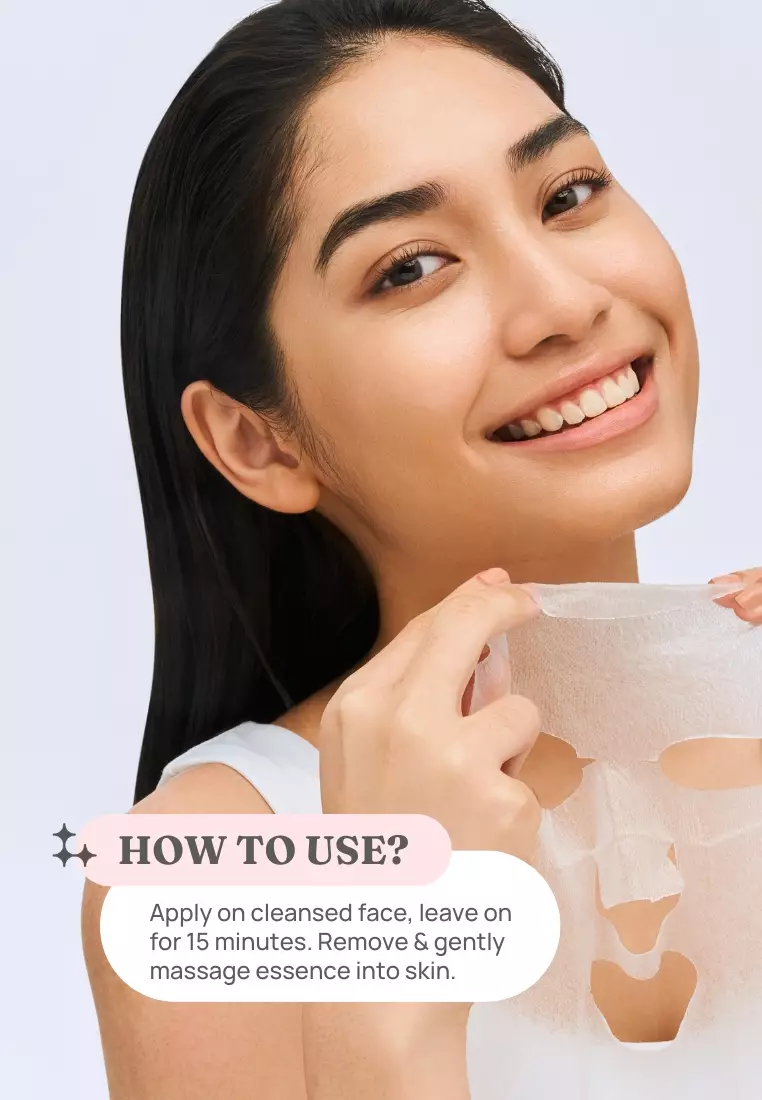 LUMI Rose Brightening Moisture Mask (5 Sheets/Box)