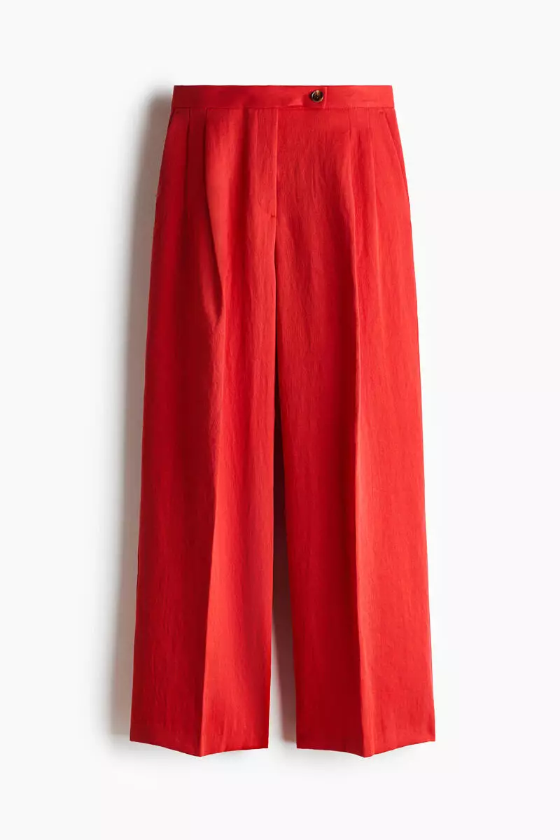 Wide tailored trousers