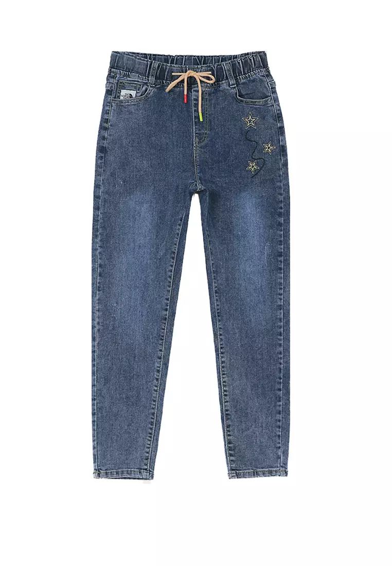 Girls clearance embroidered jeans