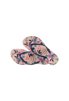 Havaianas Havianas  Flip Flops 37/38  Pink with Jeweled Flower 