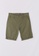 Terranova green Men's Plain Chino Shorts BA947AAE2AE0C8GS_1