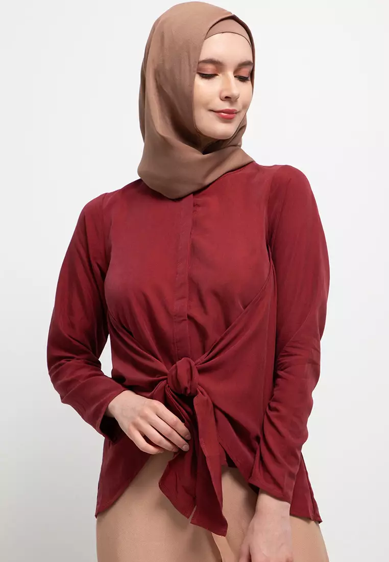 Yuva Blouse In Maroon