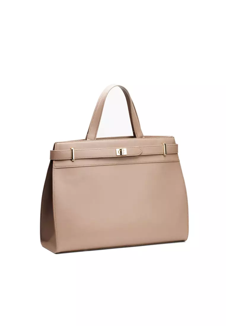 Maverick & Co. Monique Briefcase (Tender Taupe)