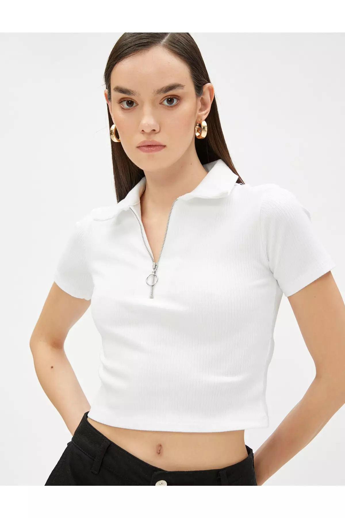 White polo neck womens outlet