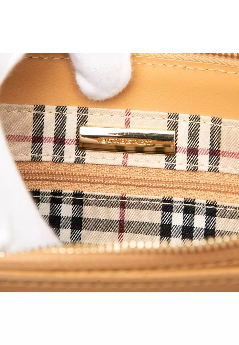 Pre-Loved Burberry Leather Tote