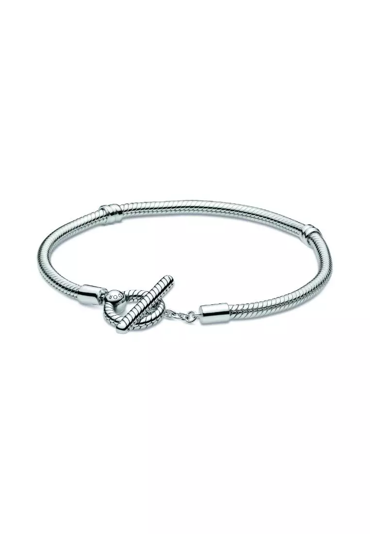 Buy PANDORA Pandora Moments T-Bar Snake Chain Bracelet Online
