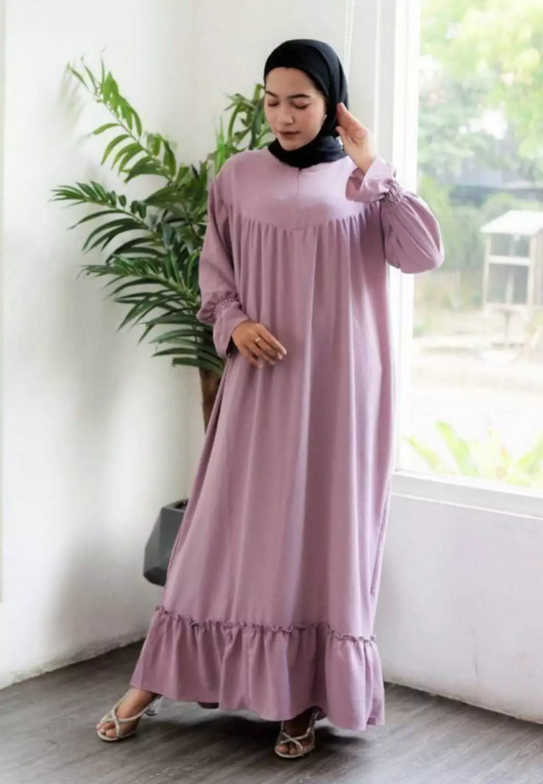 Gamis Vella Ungu Premium MYA