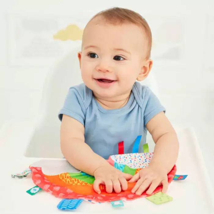 ELC Blossom Farm Rainbow Blankie - Mainan Kain Lembut Stimulasi Bayi