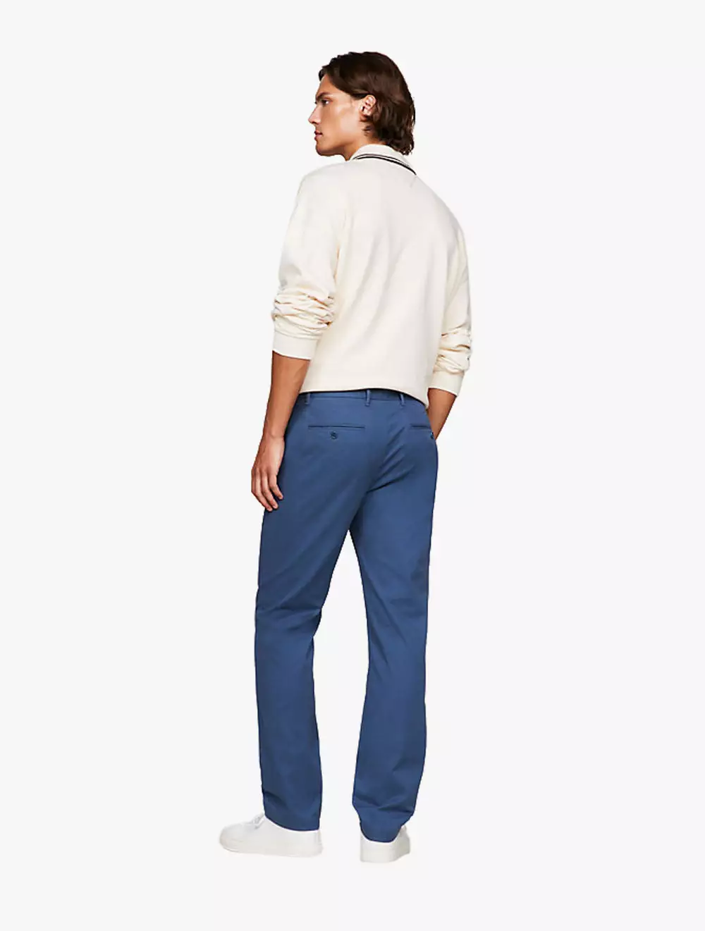 TOMMY HILFIGER - 1985 COLLECTION DENTON STRAIGHT PIMA CHINOS - Blue - Blue