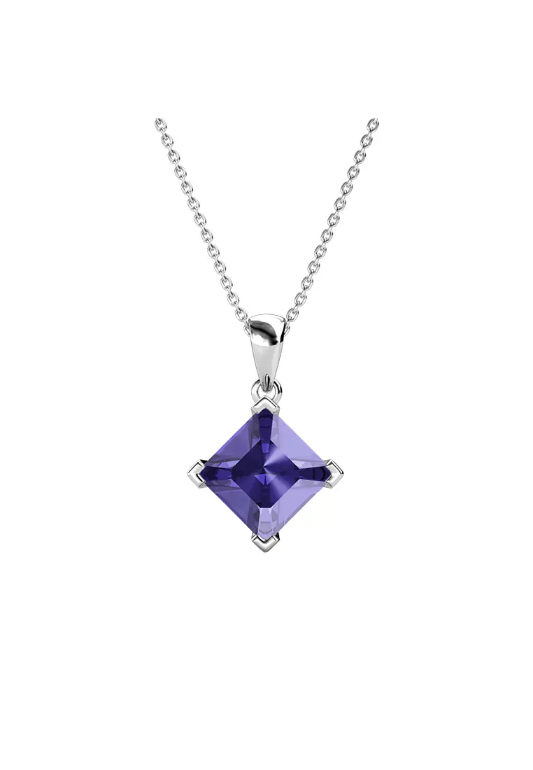Purple pendant hot sale