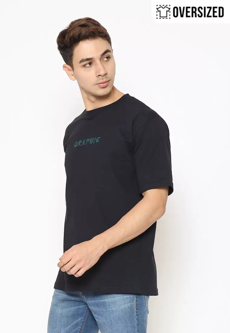 RBJ T-Shirt Cotton Combed Oversized Pria 2079250251