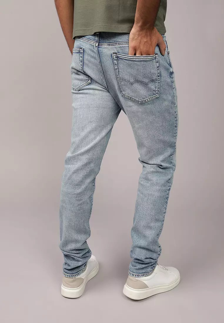Light Clean Athletic Skinny Jeans