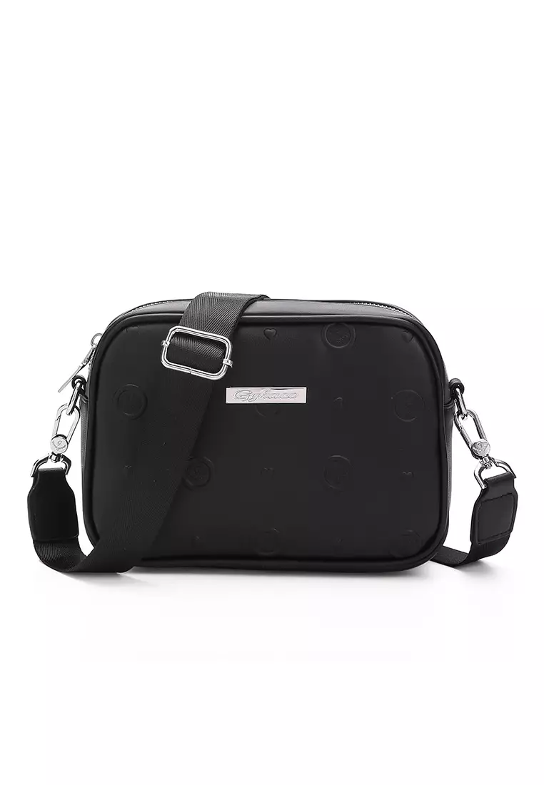 GYKACO MIURI Black - Tas Wanita Sling Bag - Fashion Top Handle Bag (Import)