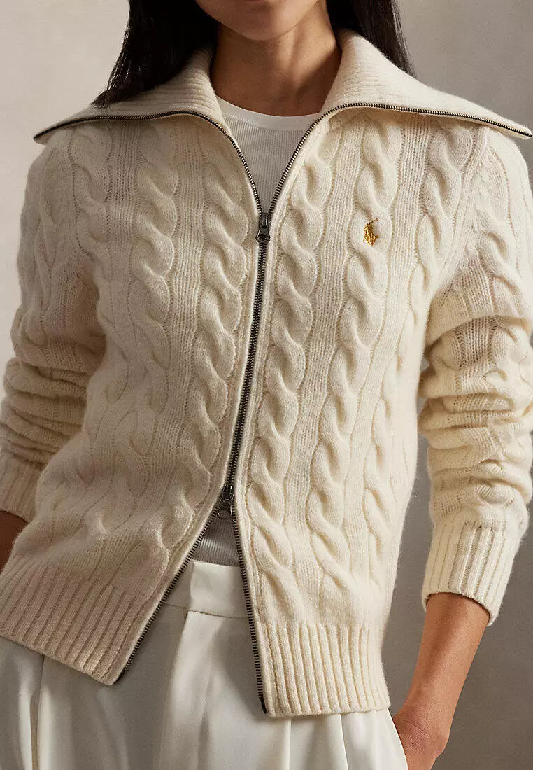 Wool-Cashmere Cardigan