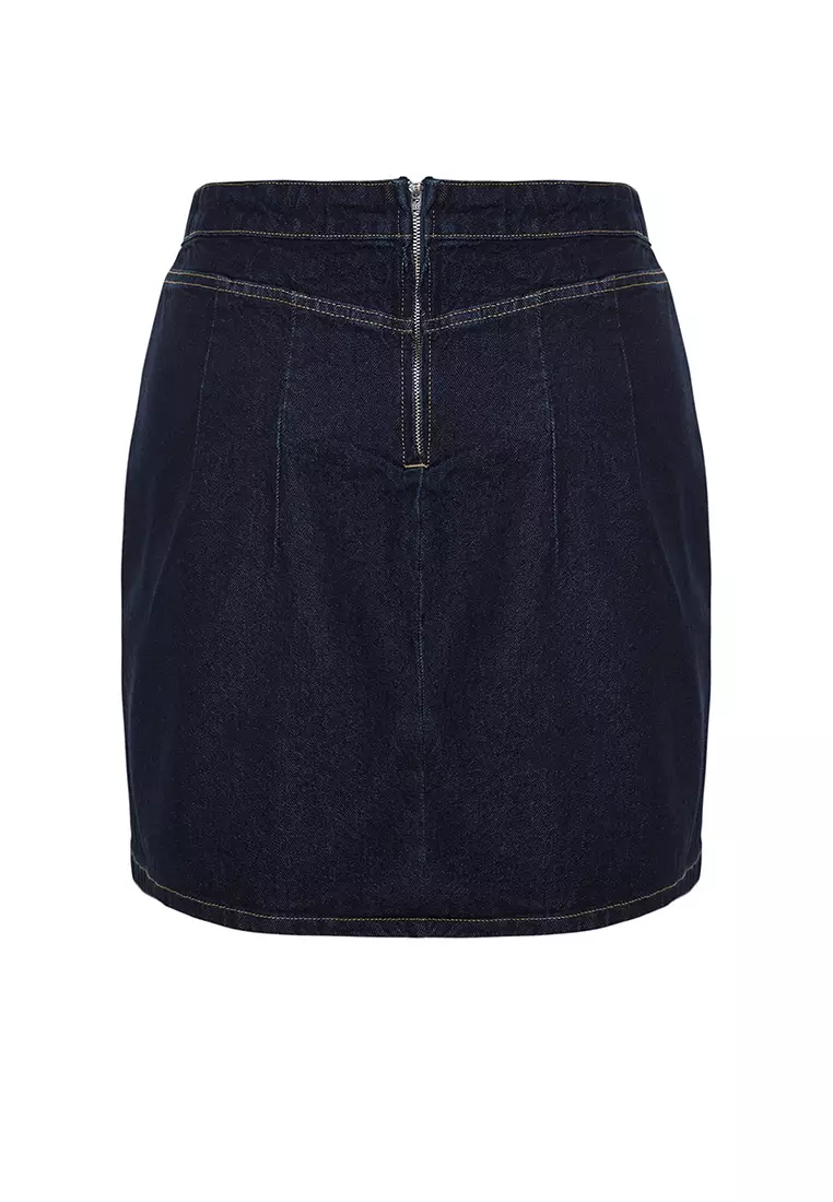 Buy Trendyol Plus Size Plain Mini Skirt 2024 Online | ZALORA Singapore