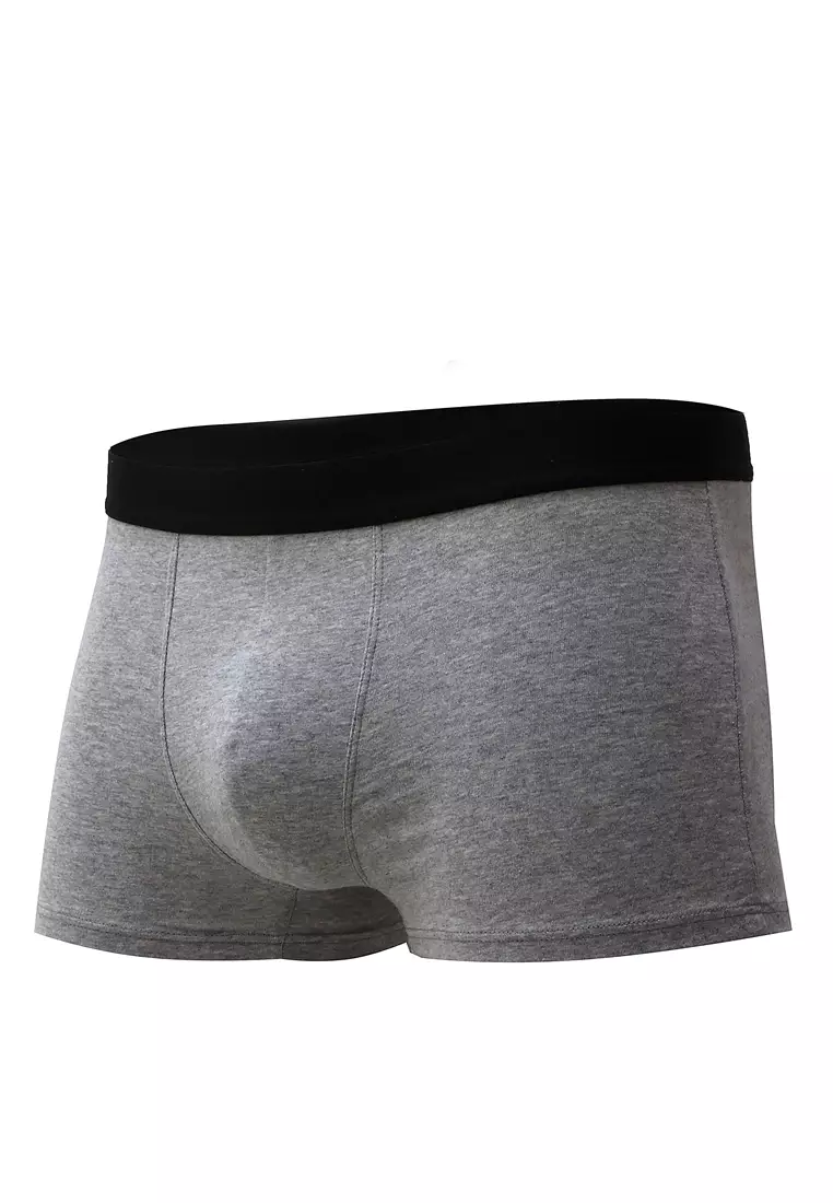 Jaymes Celana Dalam Boxer Pria Size XXXL Mans Underpants Multicolor 4 PCS Model 1 Material Cotton ORIGINAL - Multicolor