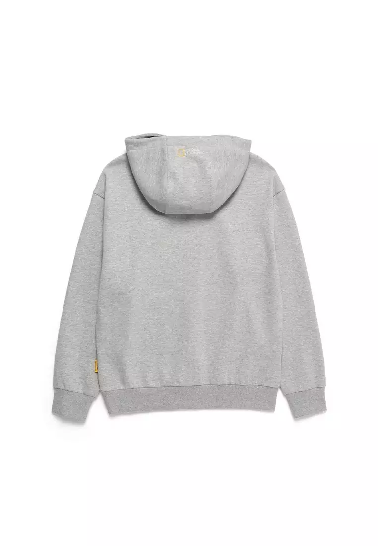 男女同款FOLHAS細LOGO連帽衛衣