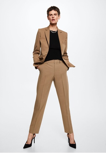 Buy Mango Pleated Suit Trousers 2023 Online | ZALORA Singapore