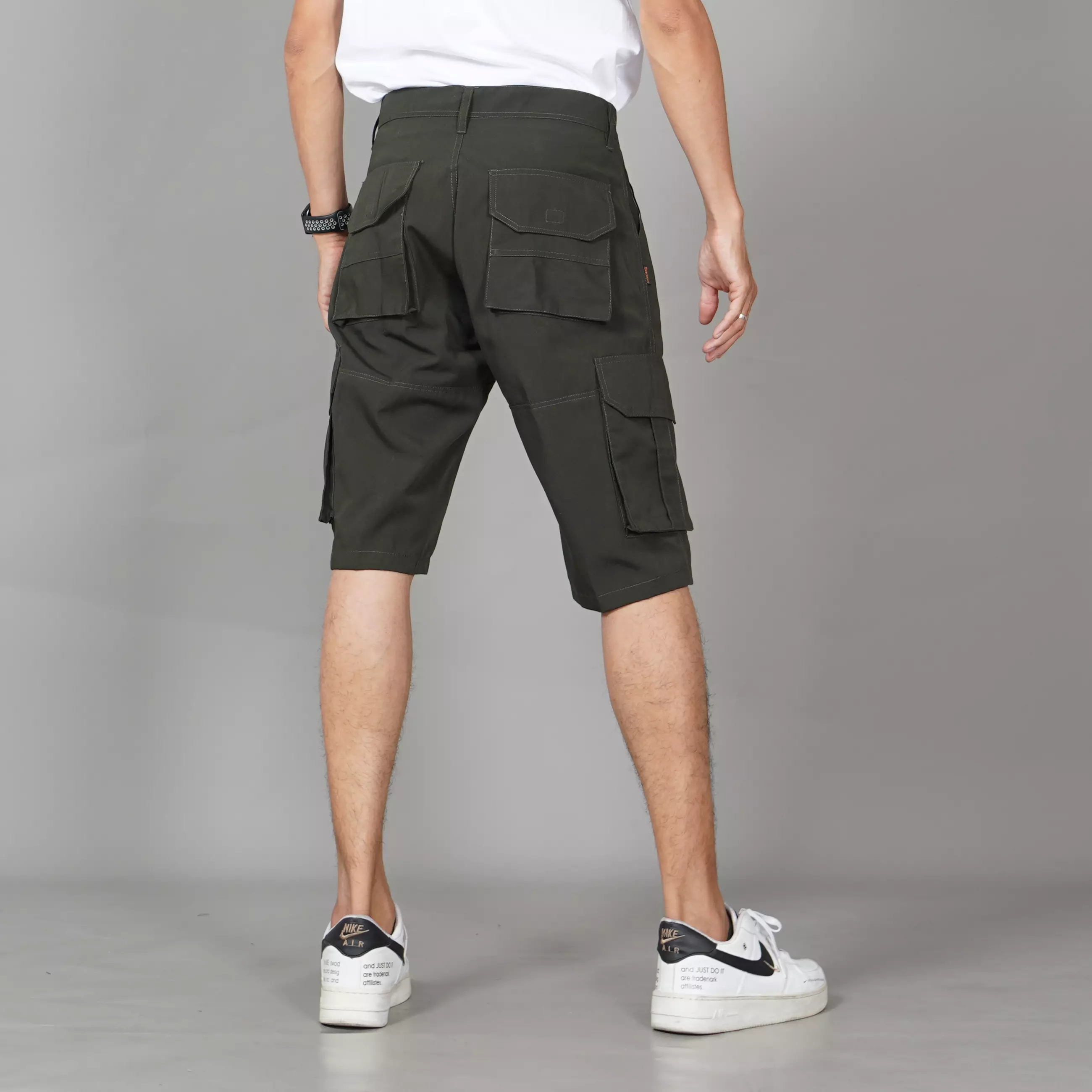  CHARLES Celana Pendek Cargo Pria Celana Kargo Pendek Pria - ARMY