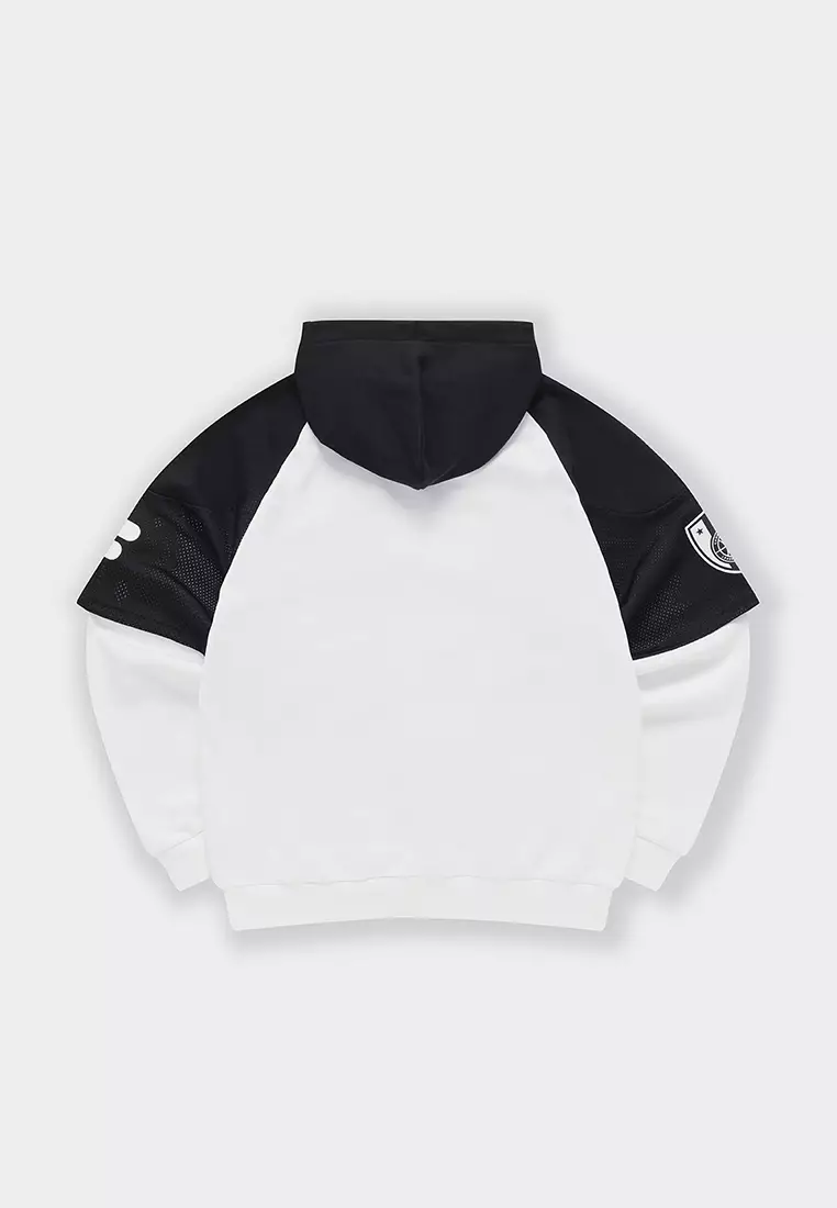 FILA FUSION Unisex UNIFORM INLINE Hoodie in White