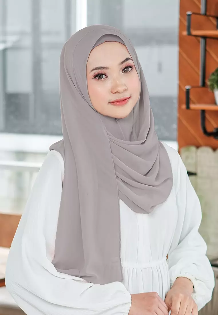 HIJAB INSTAN SHEILA - MEDIUM GREY