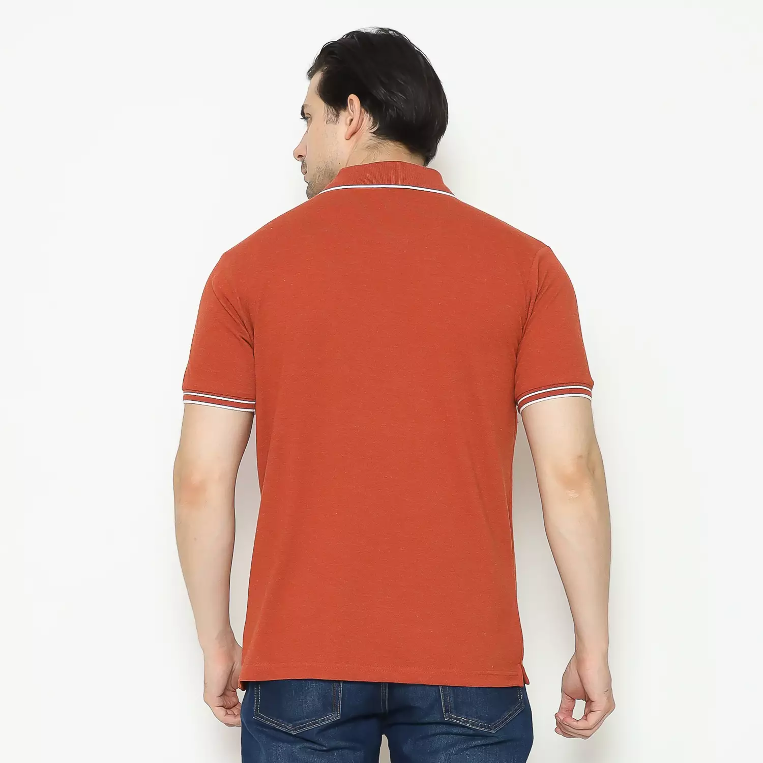 Hammer Men Fashion Polo C1PI015O1 | Kaos Polo Lengan Pendek Orange