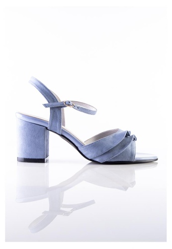Stilaré blue Stilaré Alana Ruffle Shoe in Blue 95C4ESH69F2F01GS_1