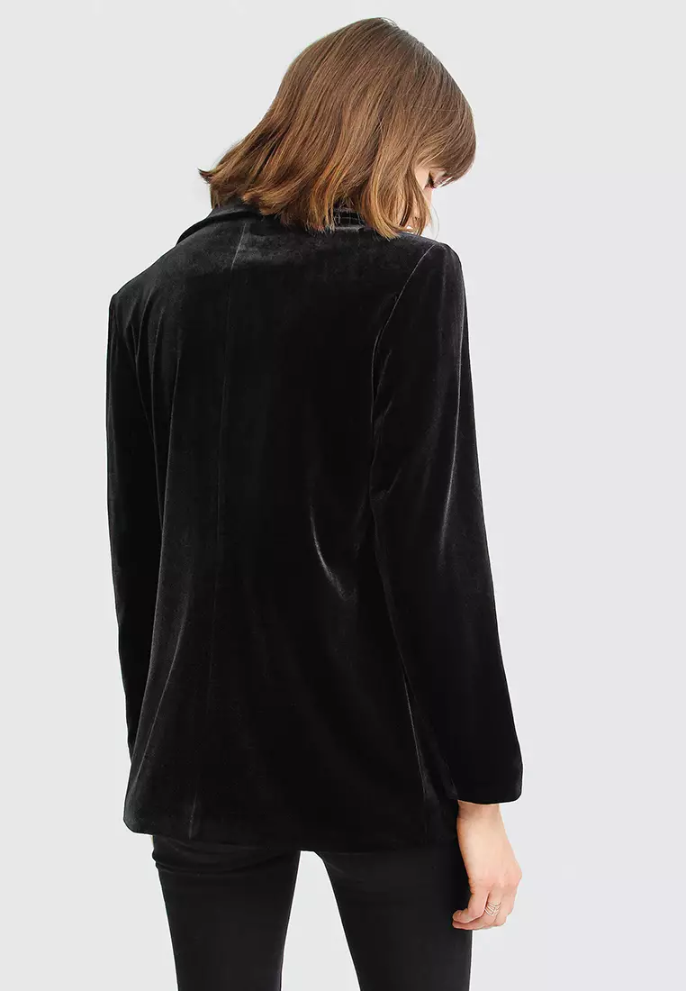 Eternity Oversized Velvet Blazer