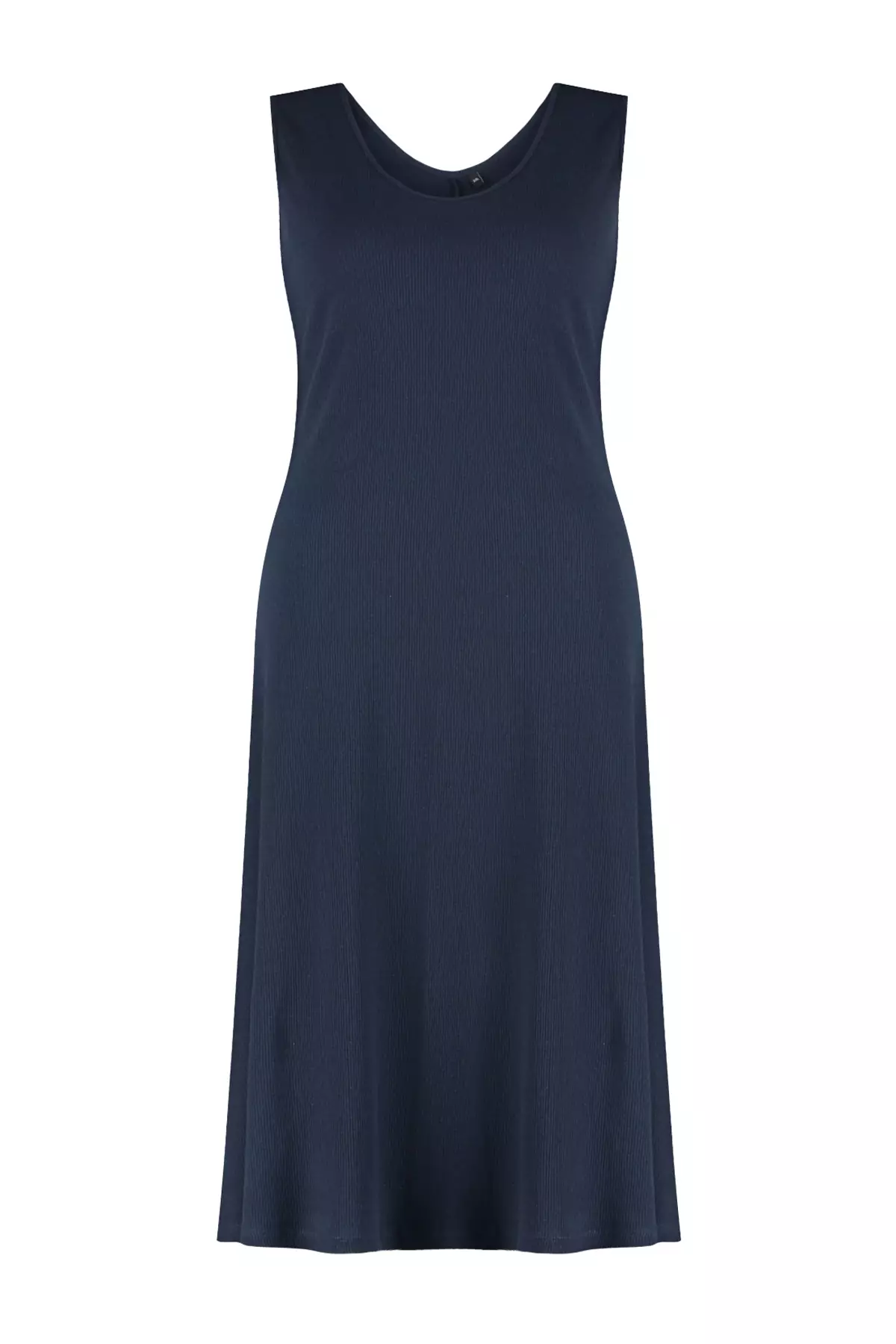Plus Size Sleeveless Midi Dress