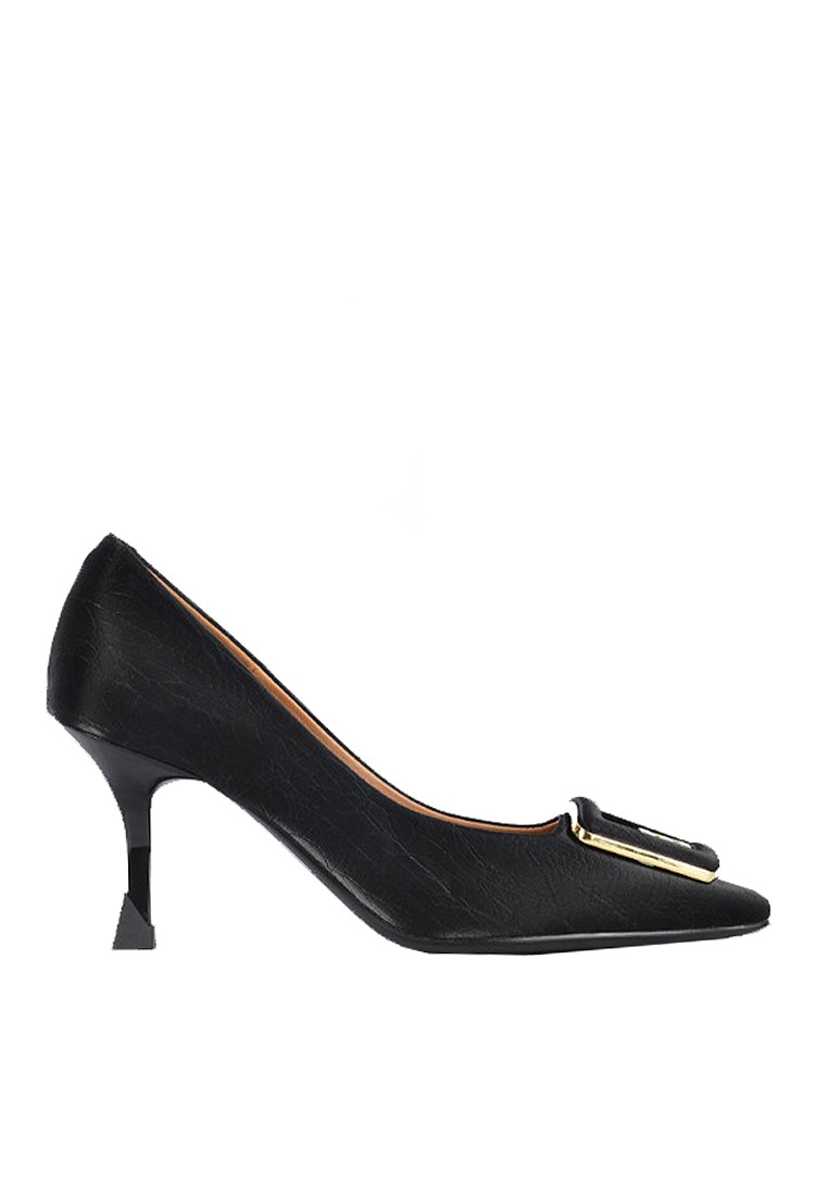 VANSA Fashion Metal Buckle High Heel Pumps VSW-H1618-19