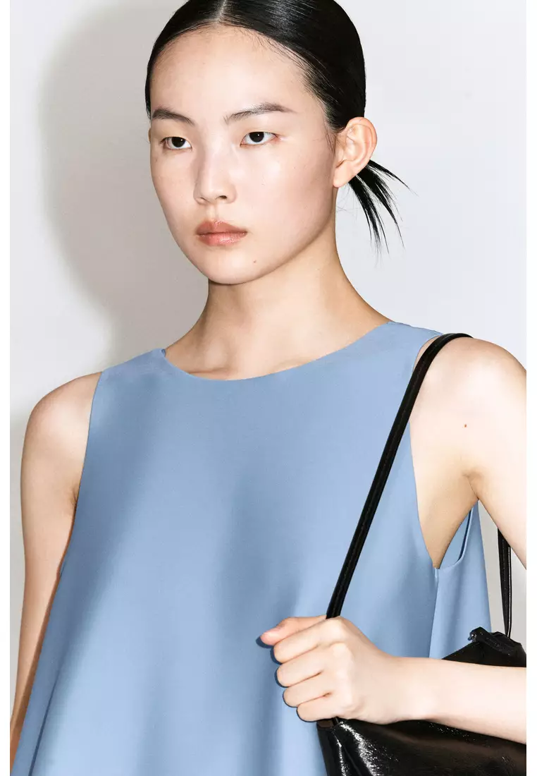 SCUBA A-LINE MINI DRESS
