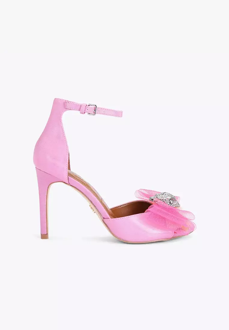 Discount on Kurt Geiger  shoes - SKU: Kensington Bow Sandal Pink