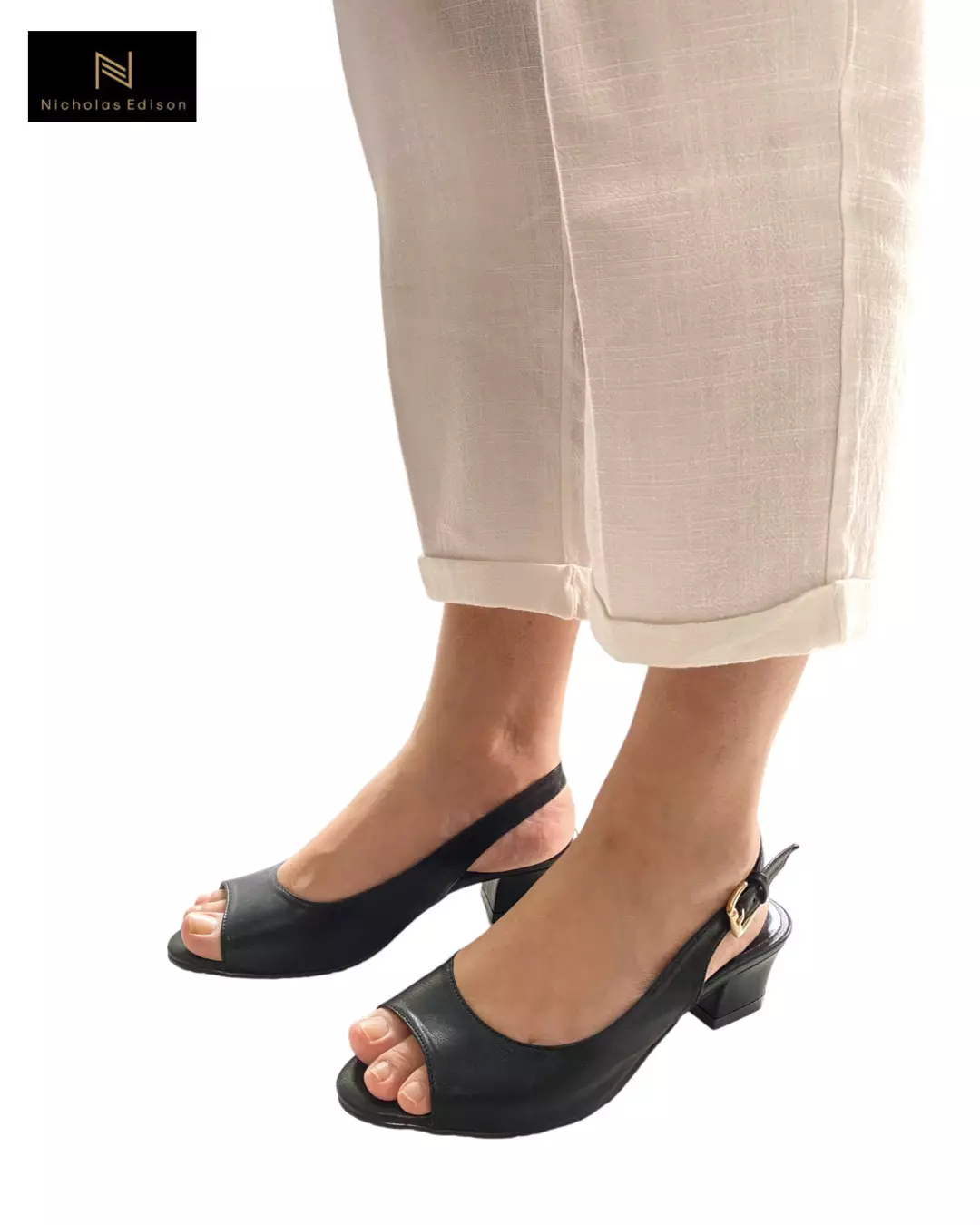 Heel Erica Black