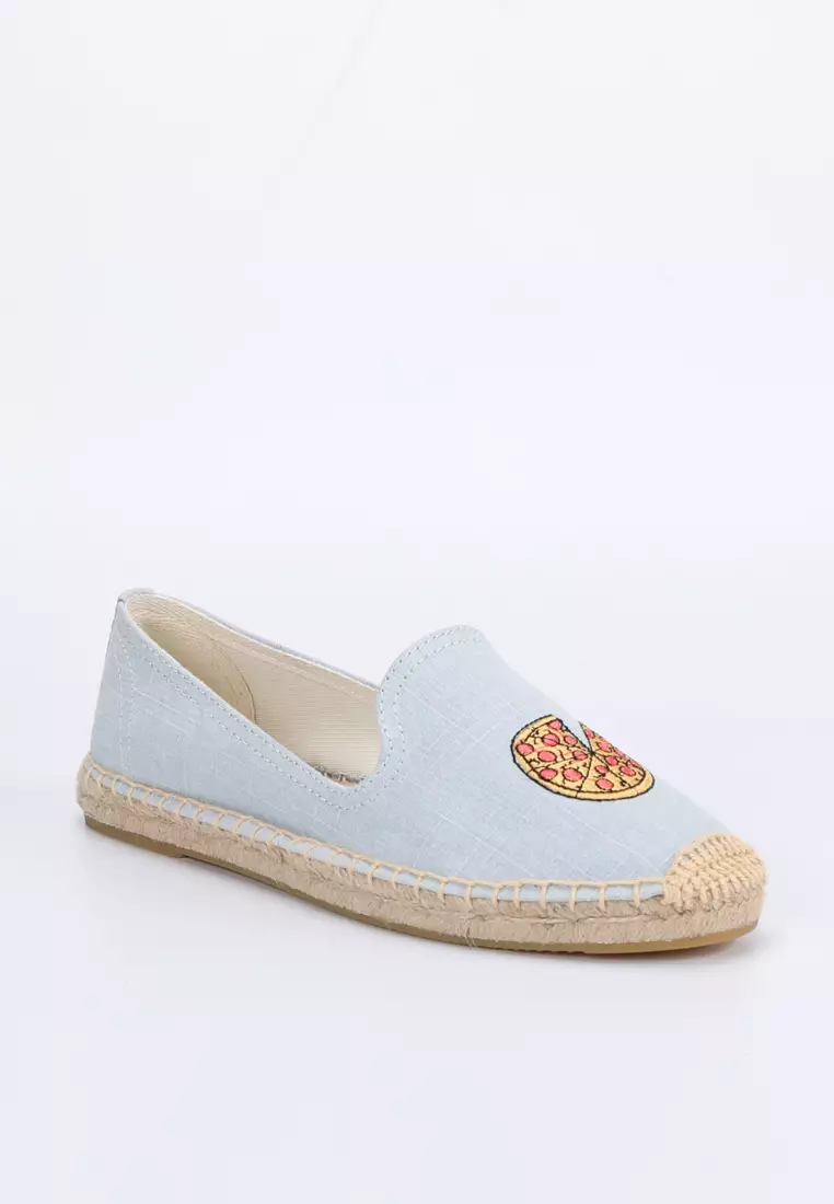 Embroidered Canvas Espadrilles HB45433