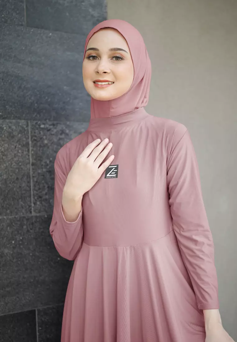 Zelena - Atasan Olahraga Wanita Ivy Longsleeve Tunic Reguler