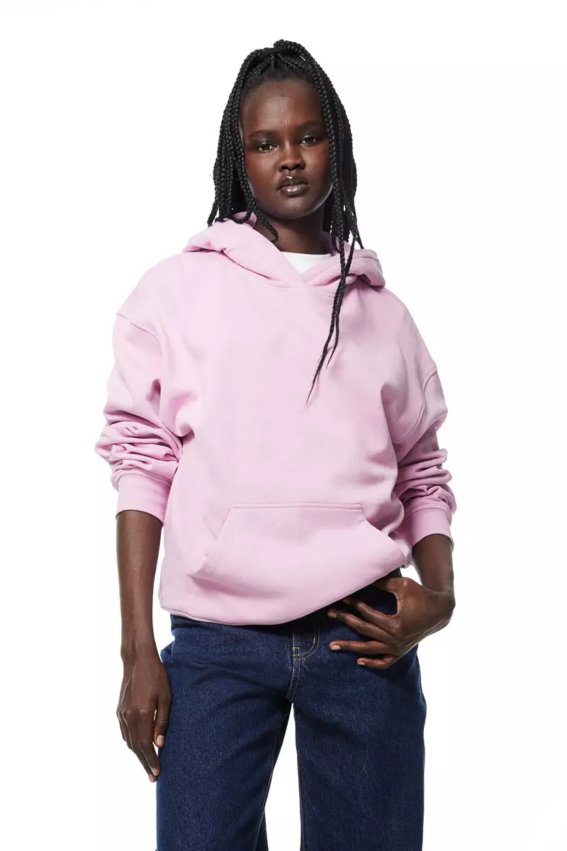 H & 2025 m pink hoodie