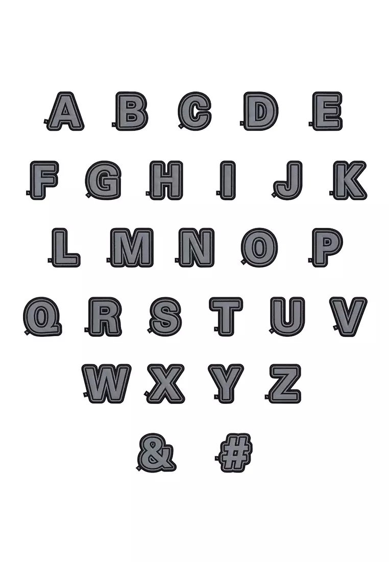 LOJEL Letter Patches Reflective - Alphabet "U"