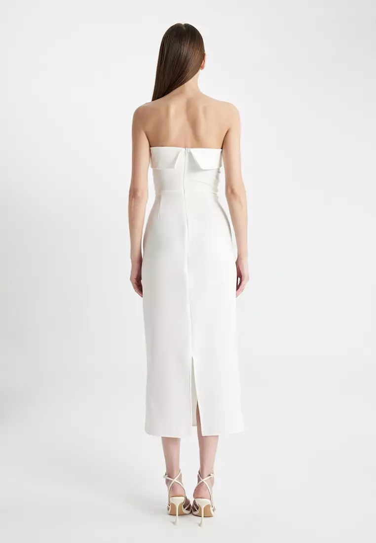 Bandeau Midi Dress