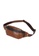 Lara brown Men Zipper Belt Bag - Brown A536CACF2C0A08GS_2