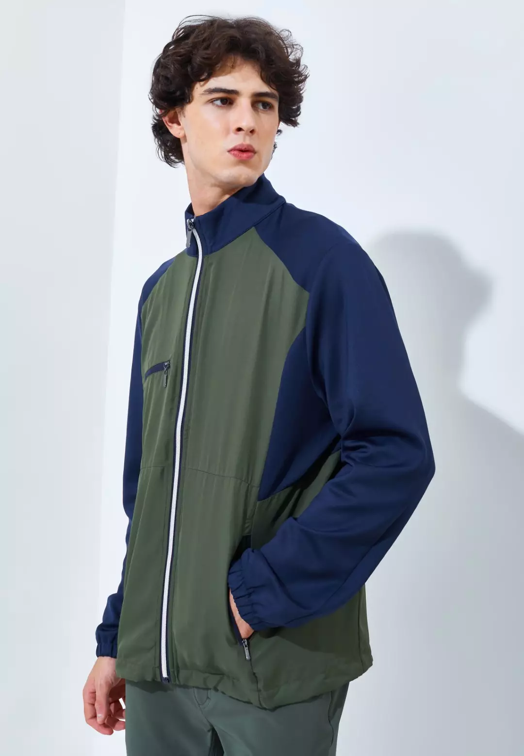 Jack Nicklaus Crowne Premium Jacket Virtual Olive