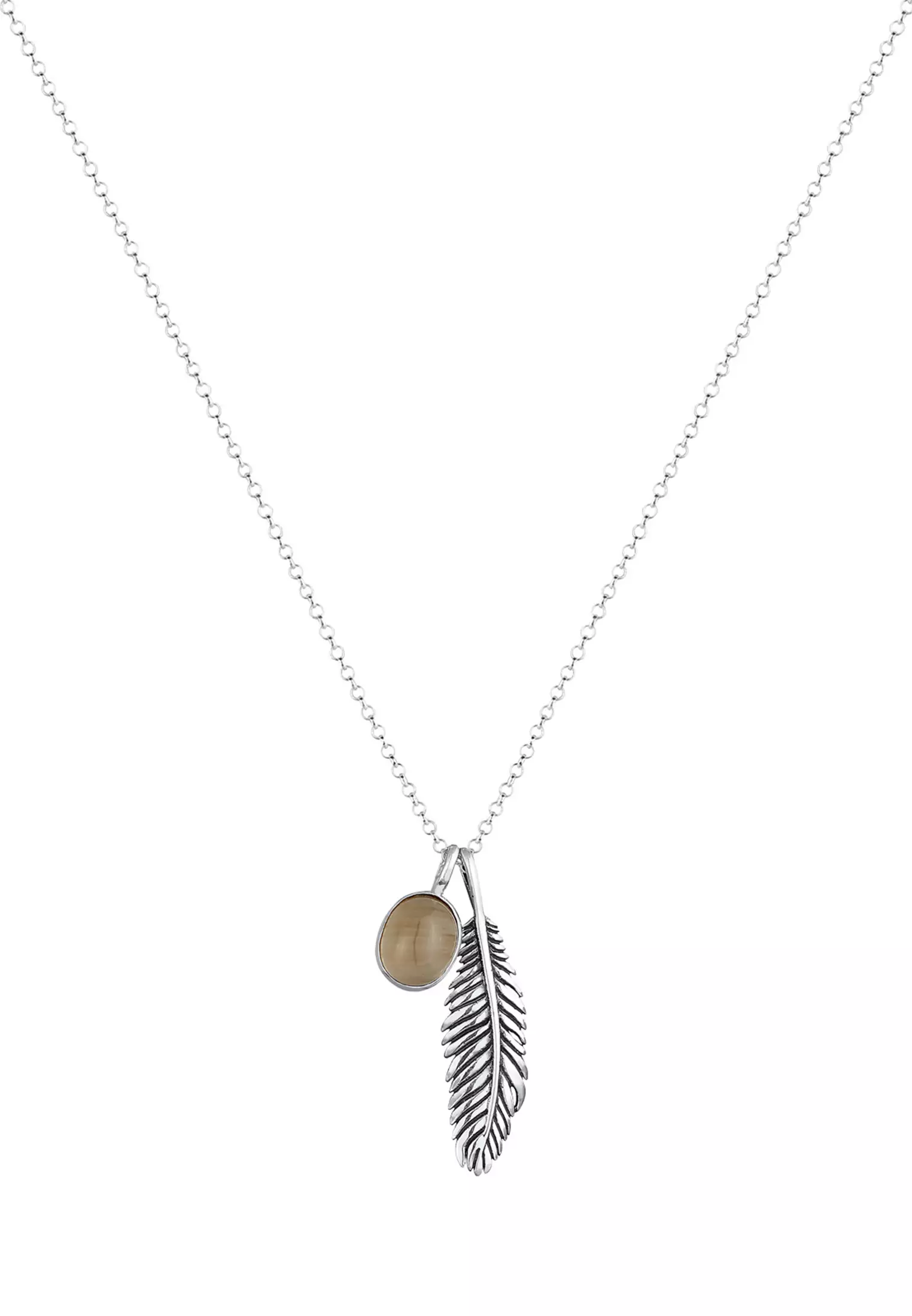 Mens 2025 feather necklace