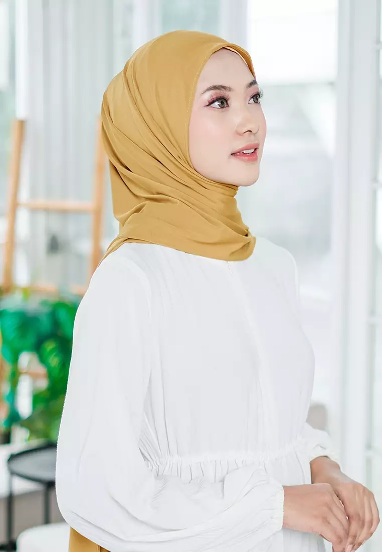 HIJAB INSTAN QILA - MUSTARD