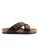 SoleSimple brown Frankfurt - Dark Brown Leather Sandals & Flip Flops E44E9SH31D0659GS_1