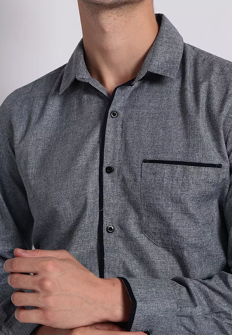 Kemeja Formal Slimfit Panjang D495J02