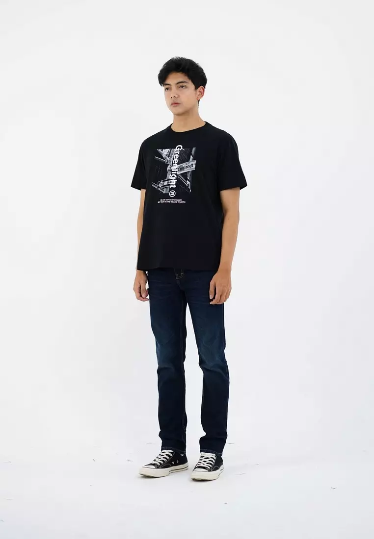 Greenlight Men's T-Shirt Short Sleeve Regular Fit Cotton Daon OL-C441224