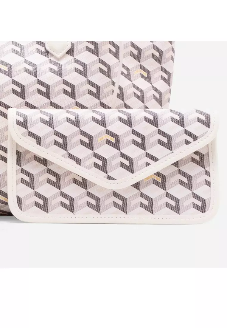 Russo Medium Tote Bag White