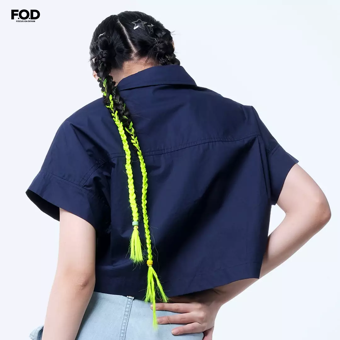 Kemeja Wanita Ghinza Navy